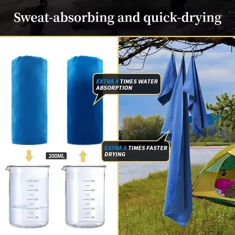 Sports towel Quick-Drying Sports Towel 40x80CM Blue Grey Green Orange Swimming Gym Fitness Camping Running Beach Washcloth Towels