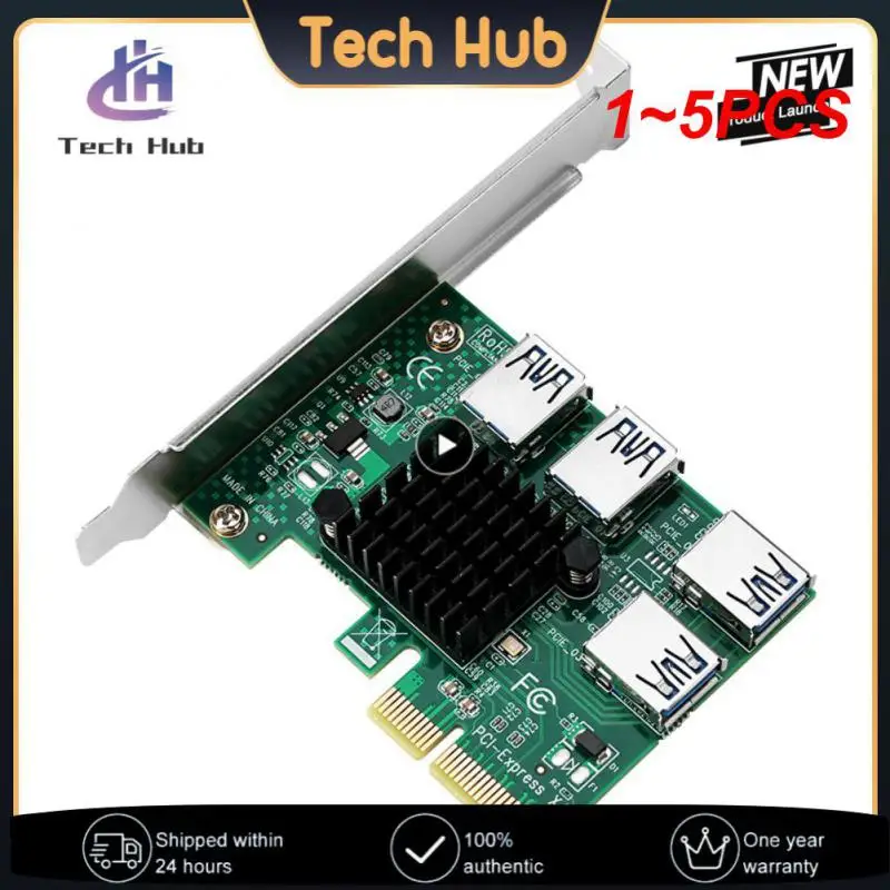 

Плата контроллера SATA 3,0 III 6 Гбит/с, адаптер расширения PCI-e PCI Express x1, плата расширения контроллера с поддержкой X1/X4/X8/X16, от 1 до 5 шт.