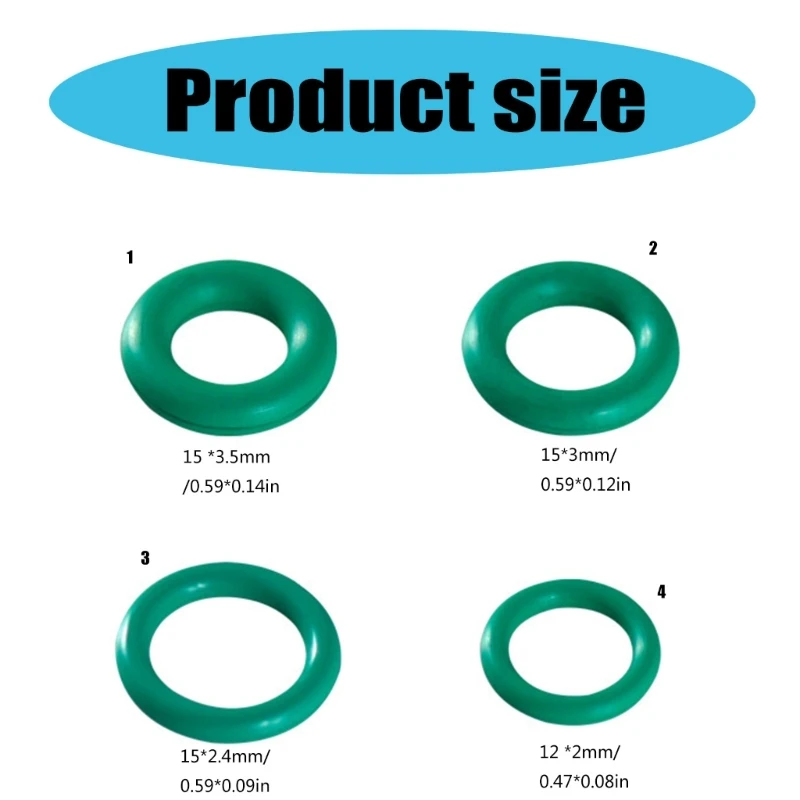 Common Injectors Oil Return Joint Seal Washer Rings Gasket Common Injectors Repair Set