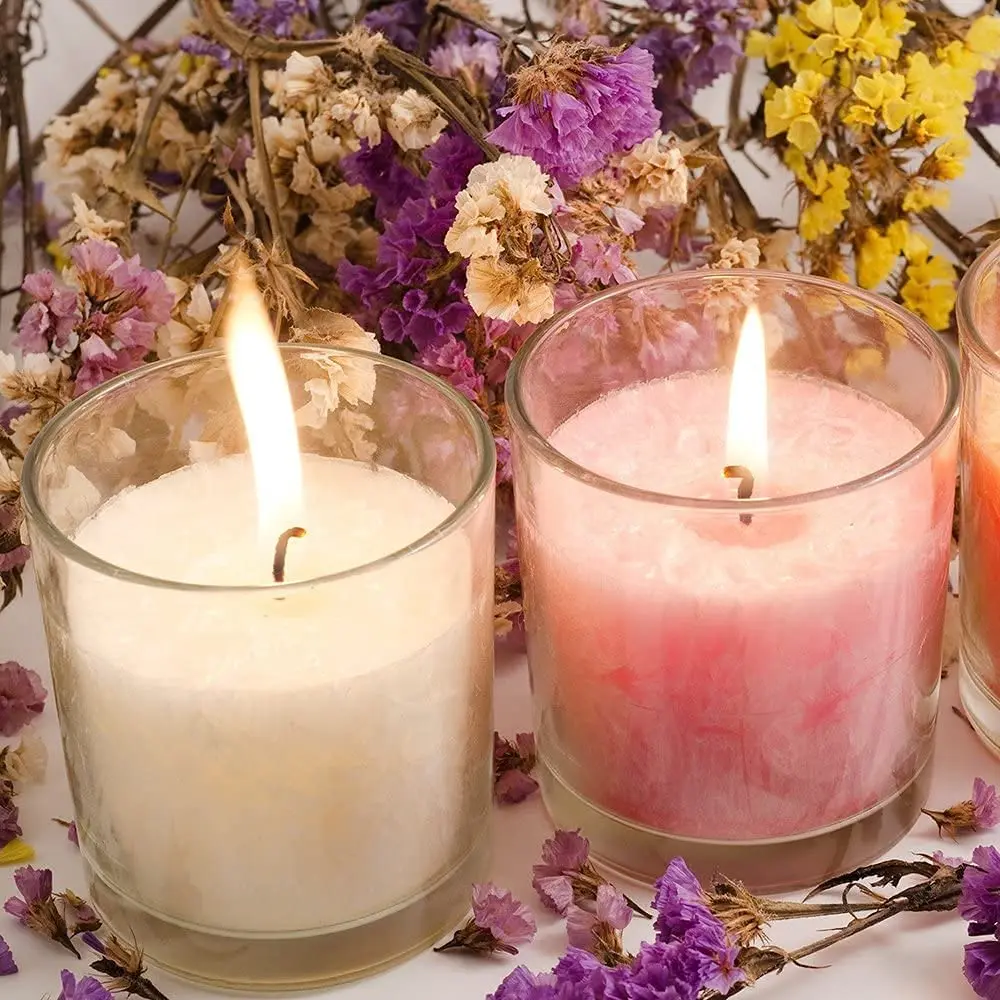 Candle Wick 100pcs/bag Pre-Waxed Smokeless Candle Wicks with Holder DIY Cotton Thread Wicks Soy Wax Beewax Candle Making Accessories