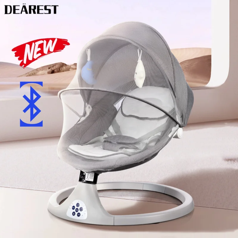Baby Cradle Electric Large Space Baby Electric Rocking Chair Smart
