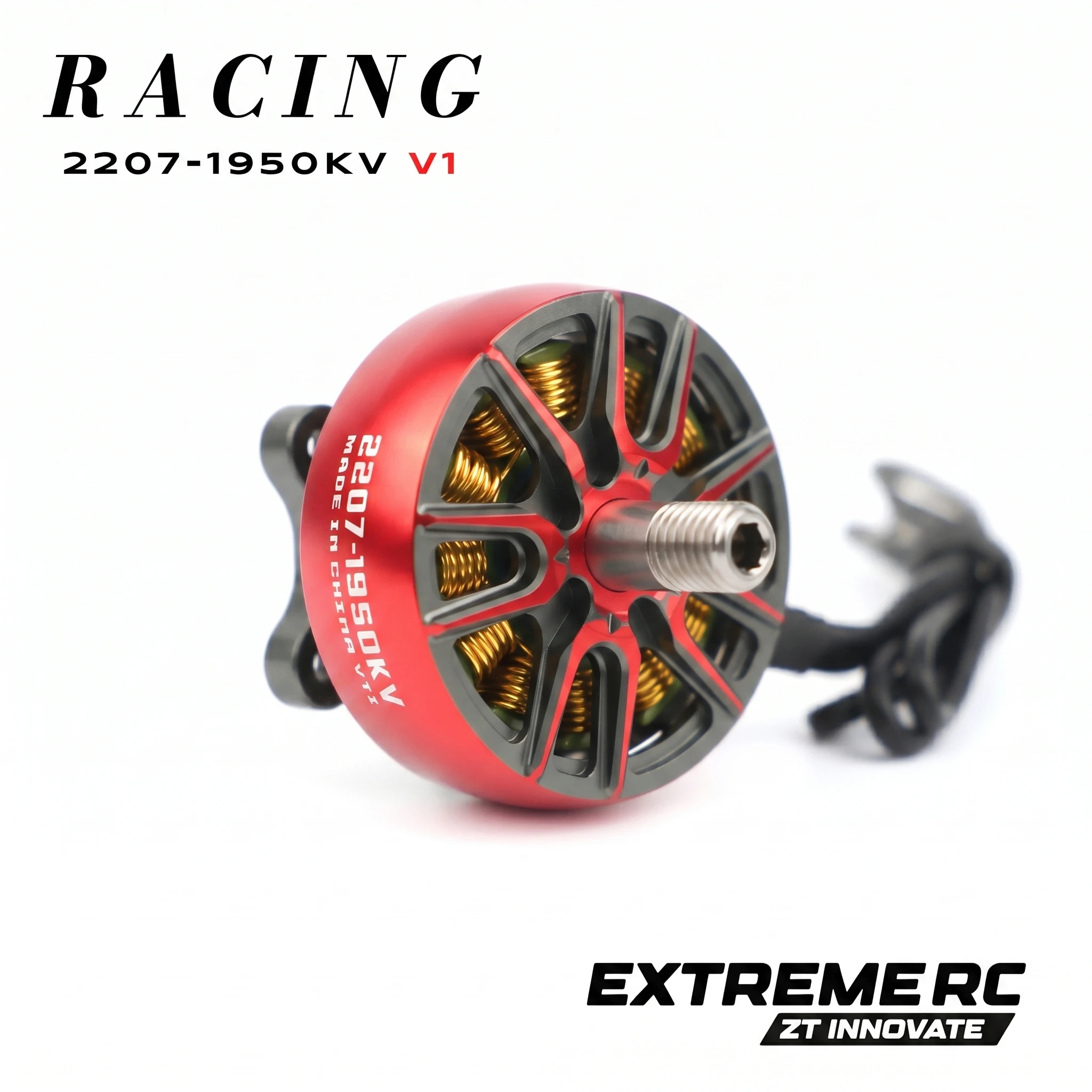 Lot de 4 Moteurs Brushless 2207 1950KV 4-6S pour Drone FPV Course 5 Pouces