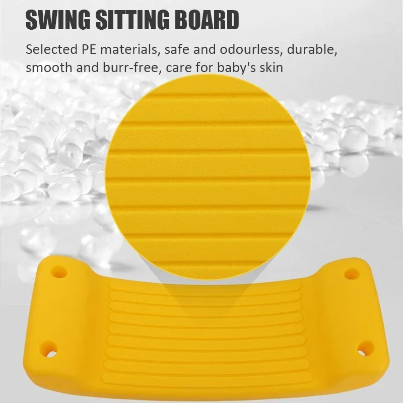 Children Swing Playground Outdoor Adjustable Ropes Swings Set Indoor Hanging Bending Board Swing Horizontal Bar Flying Toy 4