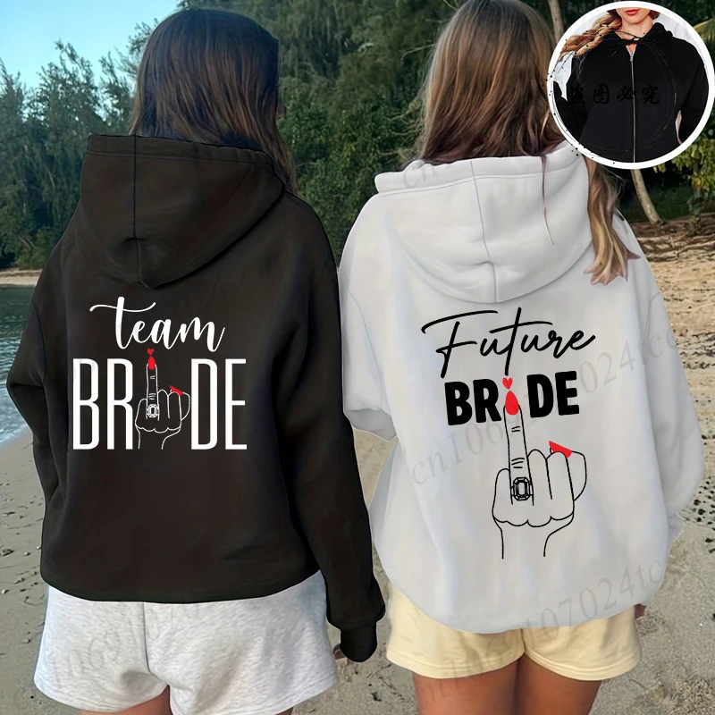 Colorful Bride & Team Hoodies