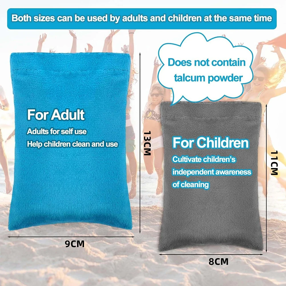 Beach Sand Removal Bag For Adult/Kids Lightweight Portable Sand Remover For Beach Vacation 4