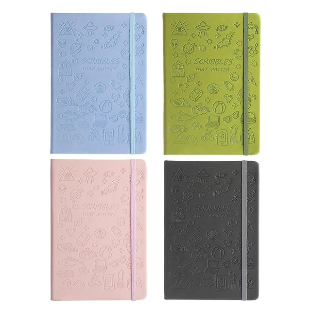 Blank Recipe Book Blank Write-in A5 Notebook PU Leather Cover Journal Book  Elastic Cord Stainless Steel Blinder For Boys Women - AliExpress