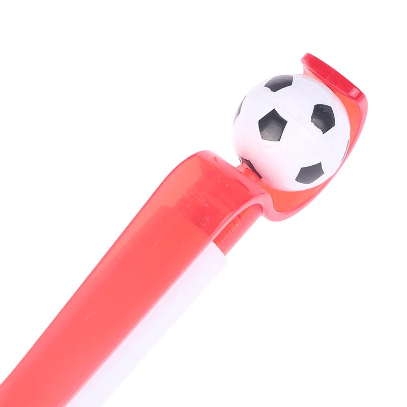 5Pcs 1.0mm Creative Pen Clip Rotating Football Ballpoint Pens For Students ballpoint pen