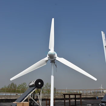 80KW Horizontal Wind Turbine 96V/120V/220V/380V Low Noise Hybrid Controller Duty-Free Delivery In Poland