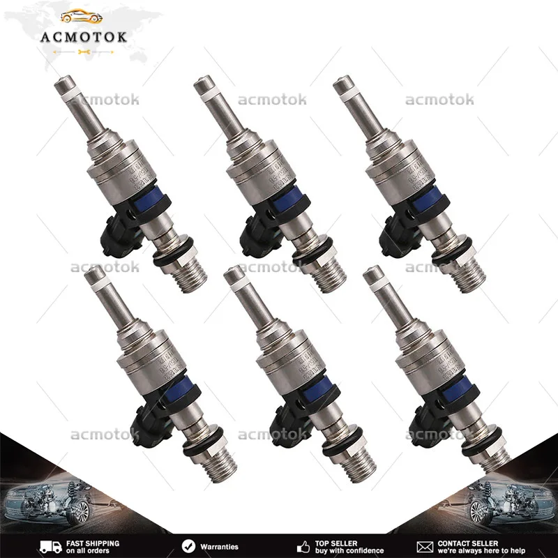 

Set OF 6 94811012823 For 2011-2016 Porsche Panamera 3.6L V6 High Pressure Fuel injectors