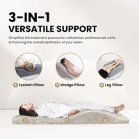 Surmatelas et tapis pour table de cils, matelas de salon de beauté, surmatelas incurvé en mousse pour lit de spa et de beauté 3