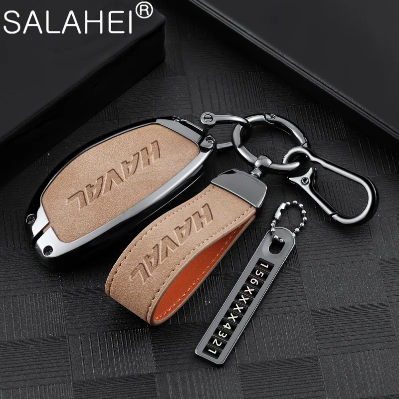 

Car Key Case Keychain Bag Fob For Haval H9 F7X H5 H3 Great Wall 5 3 M2 H6 M4 H2 Coupe Protection Full Cover Interior Accessories