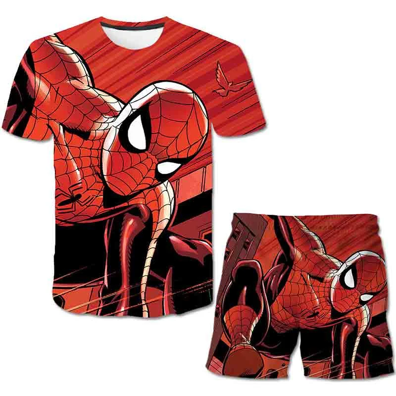 Baby Marvel Kleding Zomer Jongens Disney Kleding Sets T-shirts + Shorts 2 Stuks Pak Kinderen Jongens Disney sets - AliExpress