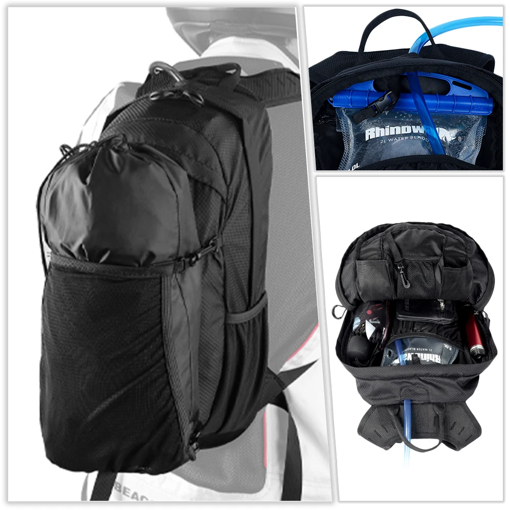 Rhinowalk RK18800 Motorcycle Backpack 12L 2L Hydration Bladder Set - Image 2