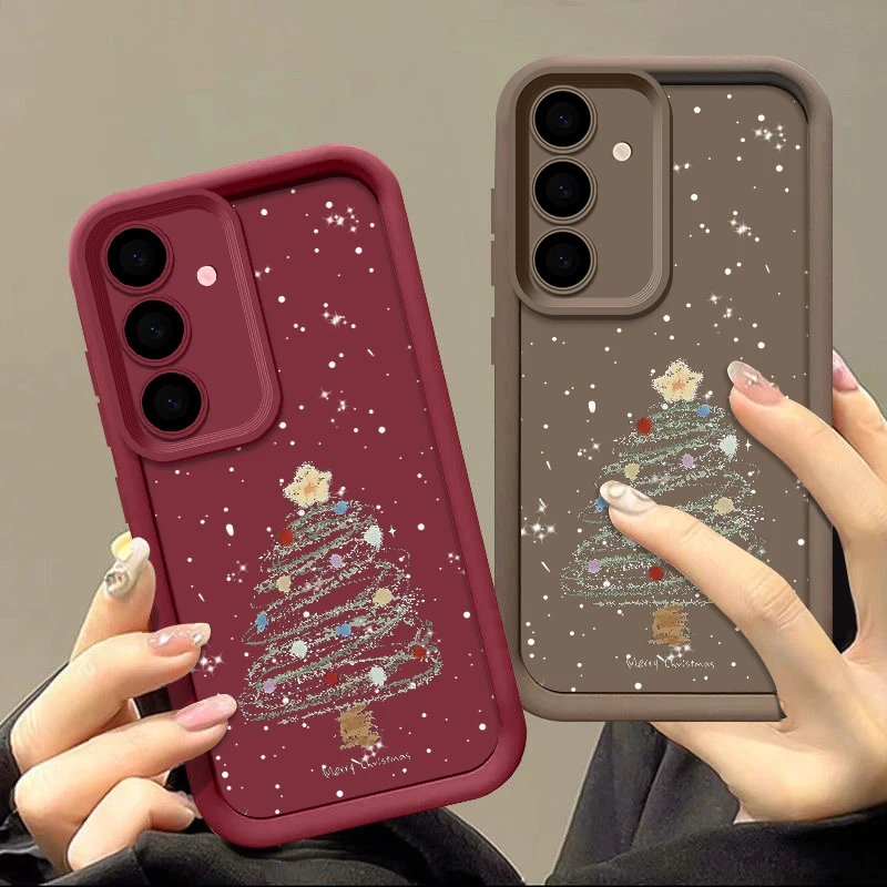 Festive Christmas Tree Soft TPU Phone Case – Durable and Stylish Protective Cover