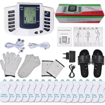 Russian Version Electronic Body Slimming Pulse Massage for Muscle Relax Pain Relief Stimulator Tens Acupuncture Therapy Mach 1