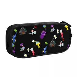 Pikmin Pencil Case - Large Stationery Storage Bag (Black)