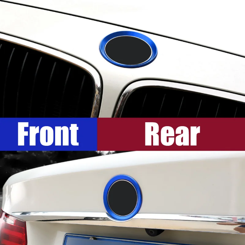 Car Emblem Ring Trim Badge Cover Car Decor Accessories for BMW car fender emblem badge car trunk trim