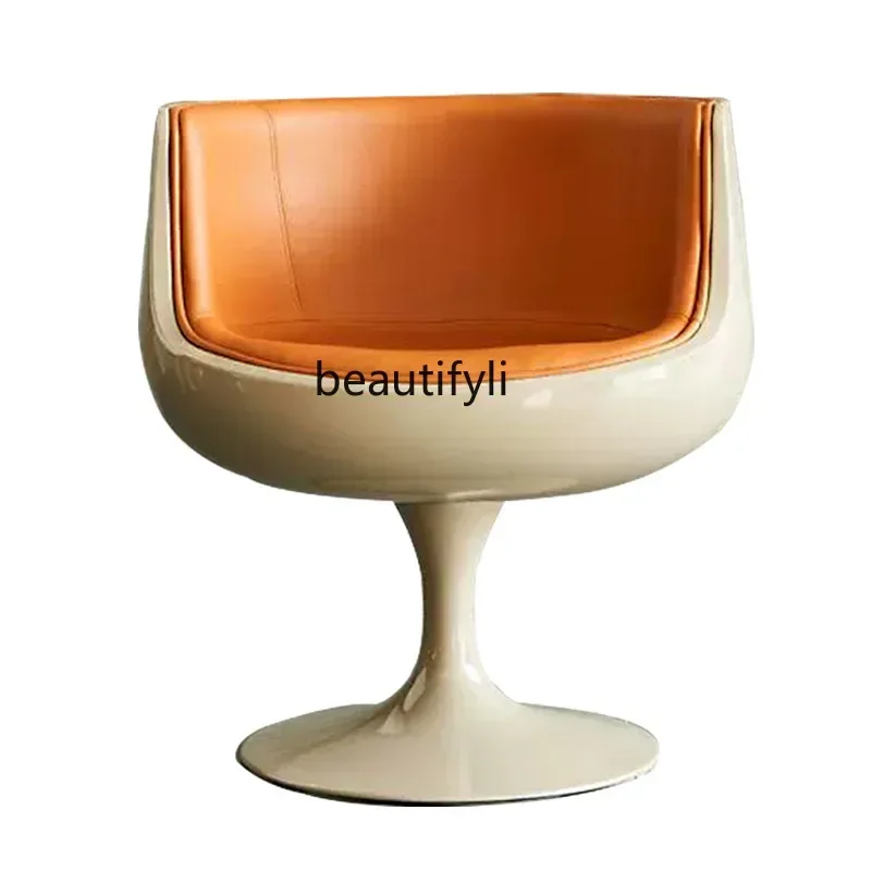 

Designer Club Reception Chair Hotel Chair Rotatable Creative High Back Armrest Leisure Chair Minimalist Creative