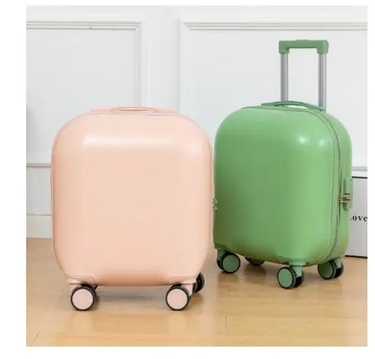 18" hardside Spinner Suitcase Women Spinner luggage Suitcase for girls Rolling luggage Suitcase Travel Trolley Bag with wheels