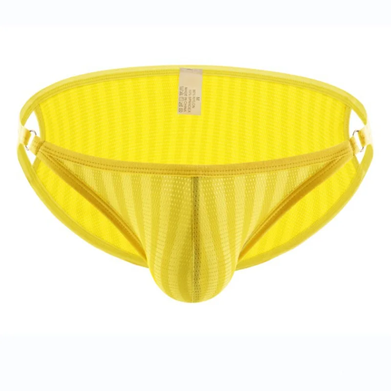 

Underwear Men U Convex For Man Low Waist Underpants Bikini Slip Homme Thin Hollow Breathable Panties High Fork Pouch Lingerie