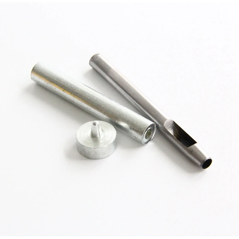 Eyelet Hole Punch Tool Kit With 50 Eyelets Gunmetal Finish For DIY Kydex Sheath Kydex Eyelet