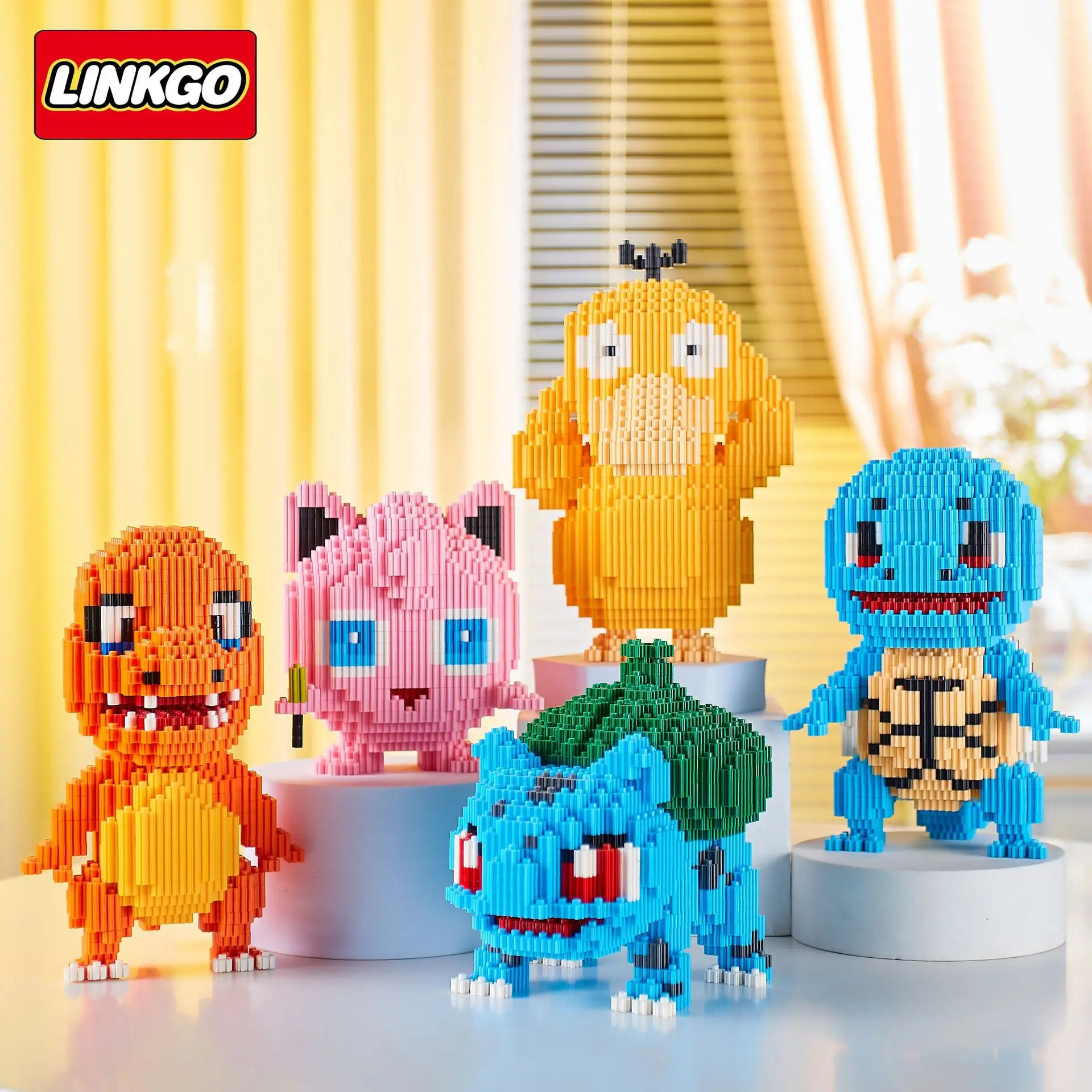 Linkgo Losto Diamond Building Blocks Kuromi Cinnamoroll Purin