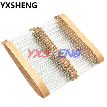 100PCS 1/4W New Carbon Film Resistor 5% 0R-10M 0R 10R 22R 47R 100R 220R 470R 1K 3.3K 10K 47K 100K 220K 47 100 150 Ohm 0.25W 1