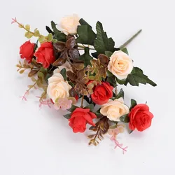 Elegant 34cm Artificial Rose Bouquet - 230CM (Red)