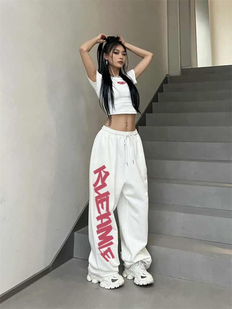 ★LUVISTRUE★BASIC SWEAT PANTS(WHITE)★正規品/韓国直送料込 Easy sweat pants