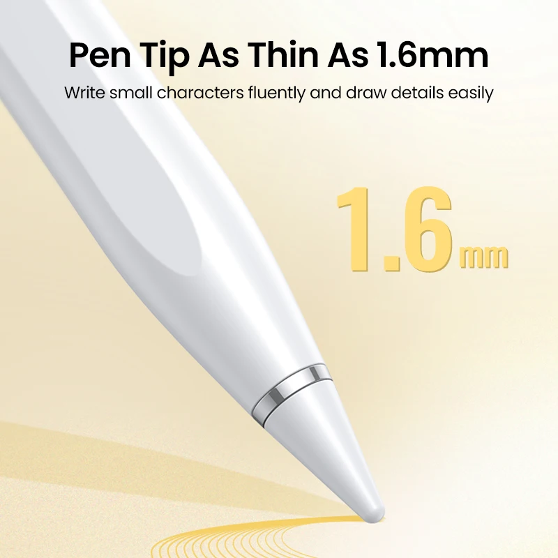 Caneta Stylus Ugreen-magnética para Apple Pencil Carregamento sem Fio Bluetooth Palm Rejeição Tilt Pen para Ipad Pro Air Mini 2023 - Imagem 4