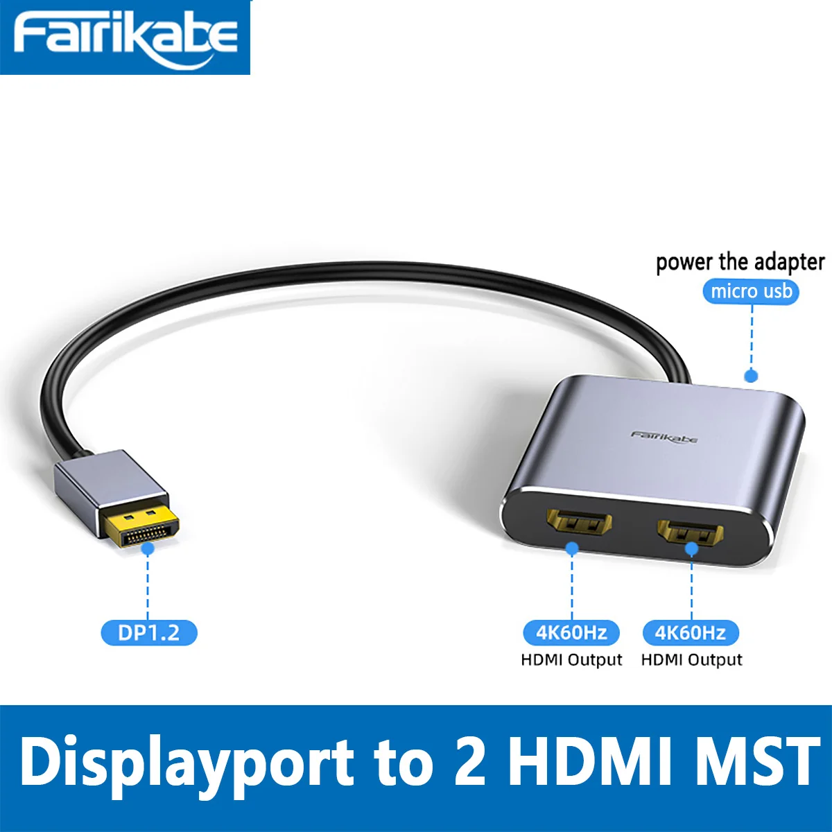 Mini Doble Hdmi Adaptador Mini Dual Mode Displayport Plugable Mini