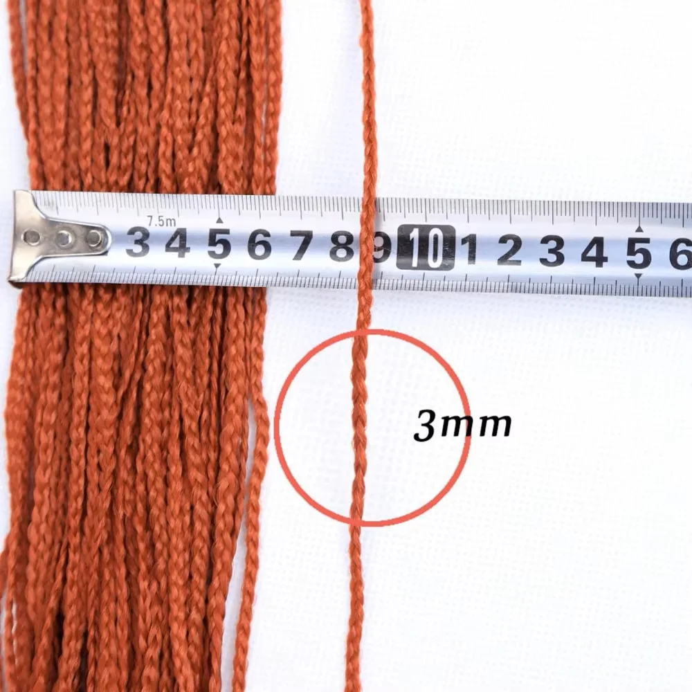 28 Inch Long Curly Synthetic Zizi Braids Colored Crochet Box Braiding Senegalse Twist Braiding Hair Extensions For Women 50g 3