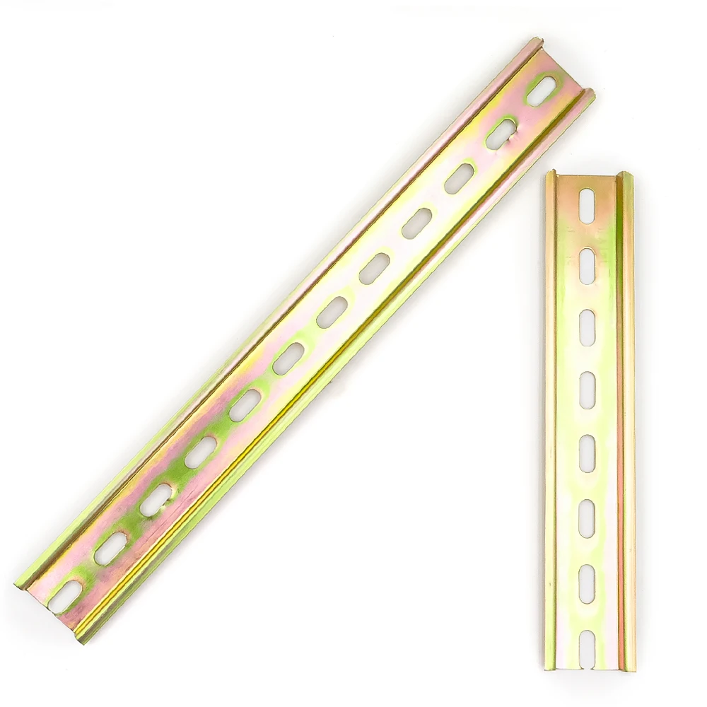 Din Rail C45 35mm DIN Rail Protective End Caps Scratchproof Durable ElectricalEnhancement 10Pcs