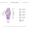 Children's Watch Cartoon Ballet Girl Design Quartz Watch Fashion Purple Silicone Girl Student Gift Wristwatch 5
