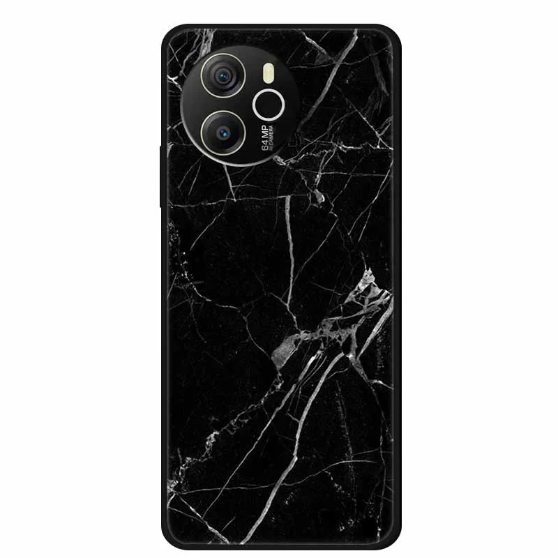 Cartoon Black Silicone Soft TPU Phone Cover - Protective Case