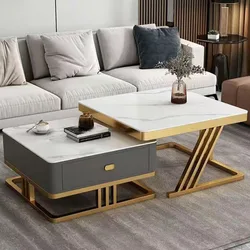 Cheap Luxury Coffee Table Modern Drawers Nordic Floor Coffee Table Living Room Minimalist Table Basse De Salon Home Furniture