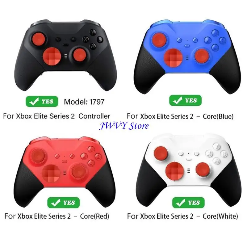 573a Thumbsticks Ersatzanalog Controller Metal Joystick für eine Serie 2 Daumenknopf Grip Grip Gaming Accessoire – Detail 1