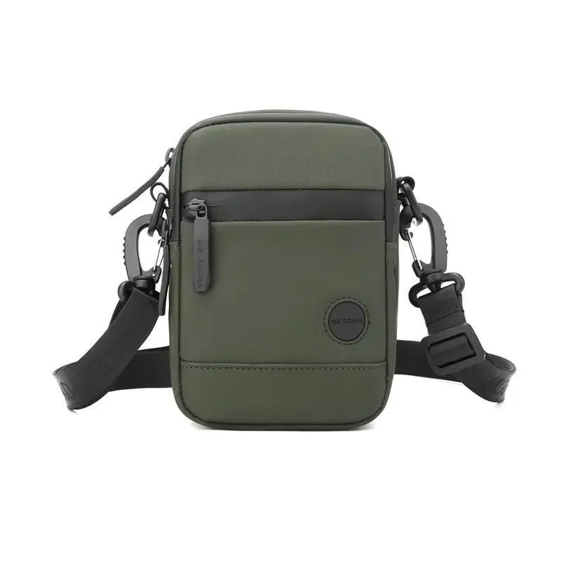 Nylon Crossbody Bag for Men with USB Headphone Jack