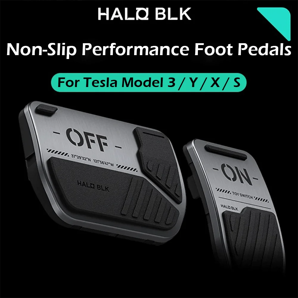 Non-slip performance foot pedals for Tesla Model 3 Model Y-S/X alloy sporty brake gas pedal accessories