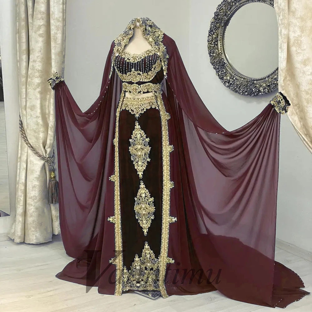 فستان سهرة كلاسيكي من Valintimu برقبة دائرية للنسا...