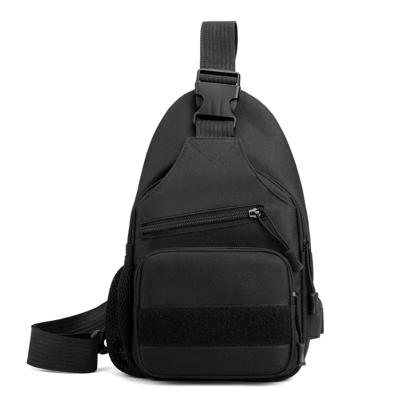 

Men Shoulder Bags Pure Color Waterproof Nylon Cloth Sling Pack Messenger Bag Large Capacity Crossbody Bags For Casual Business