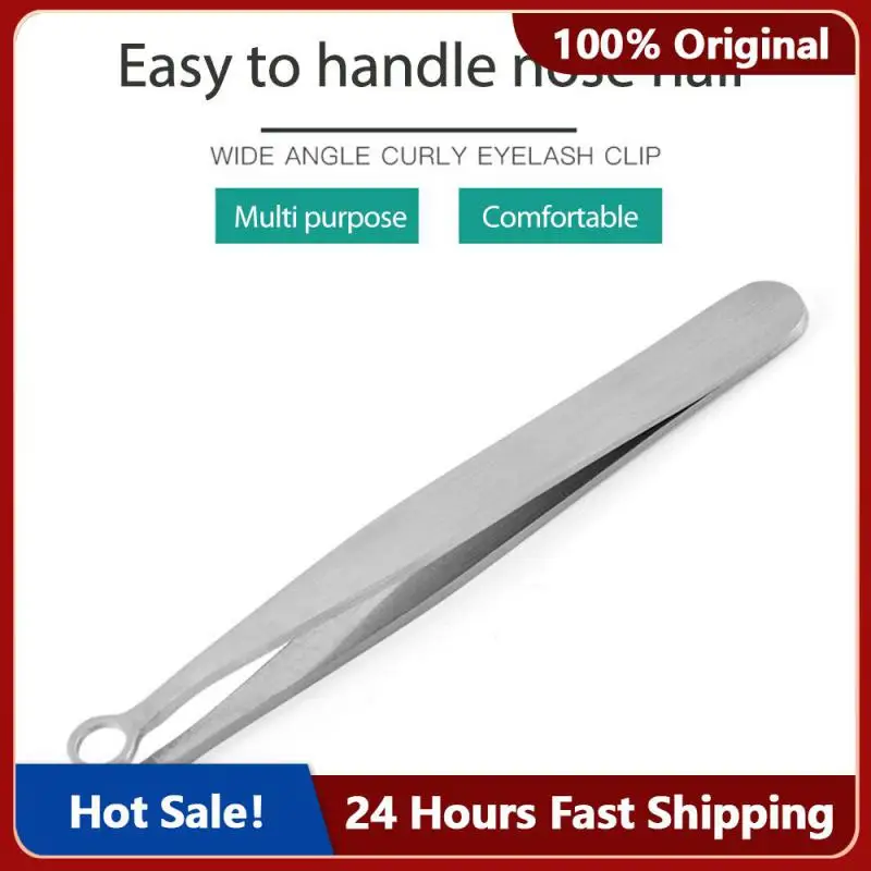 

Nose Hair Trimming Tweezers Nose Trimmer Tweezer Round Tip Perfect Steel Nose Hair Removal Trimming Nose Hair Removal Tweezers