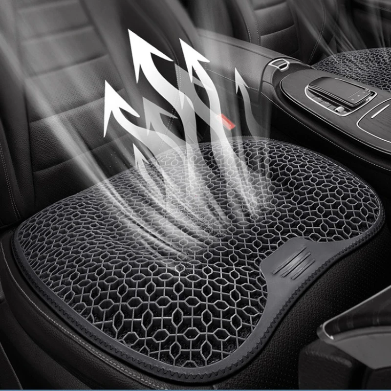 Gel-Filled Honeycomb Comfort Cushion - Breathable, Soft, and Easy-to-Clean Supportive Seating Pad