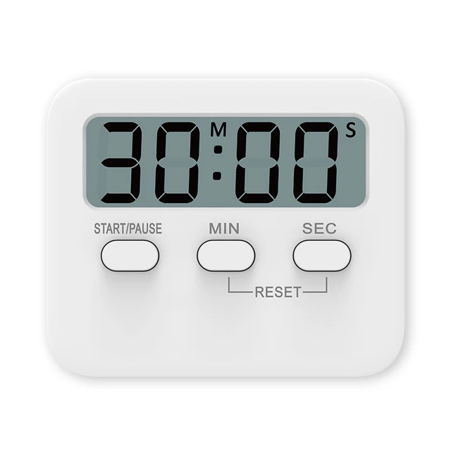 Digital Kitchen Timer, Big Digits Loud Alarm Oven Timer And Clock