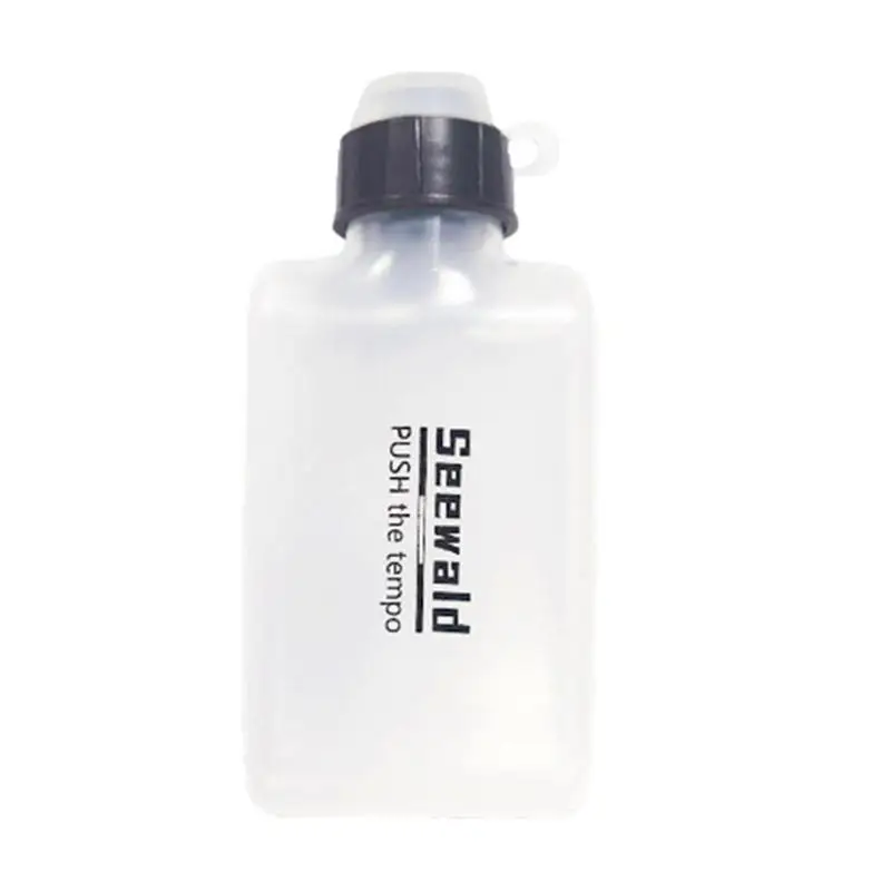 

Cycling Water Bottle Leakproof Clear Flat Bicycle Bottles For Men 200ml Squeeze Bottles Outdoor Gear For Yoga Running Basketball