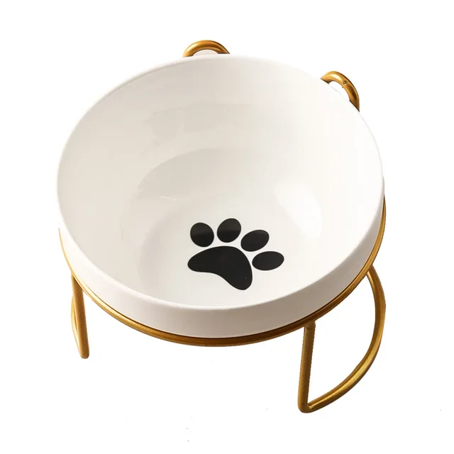 Ceramic Bowl for Kittens and Puppies - 500ML Pet Water Feeder & Cat Food Dispenser Dish Feeding Accessories Pet Feeding Bowl 3