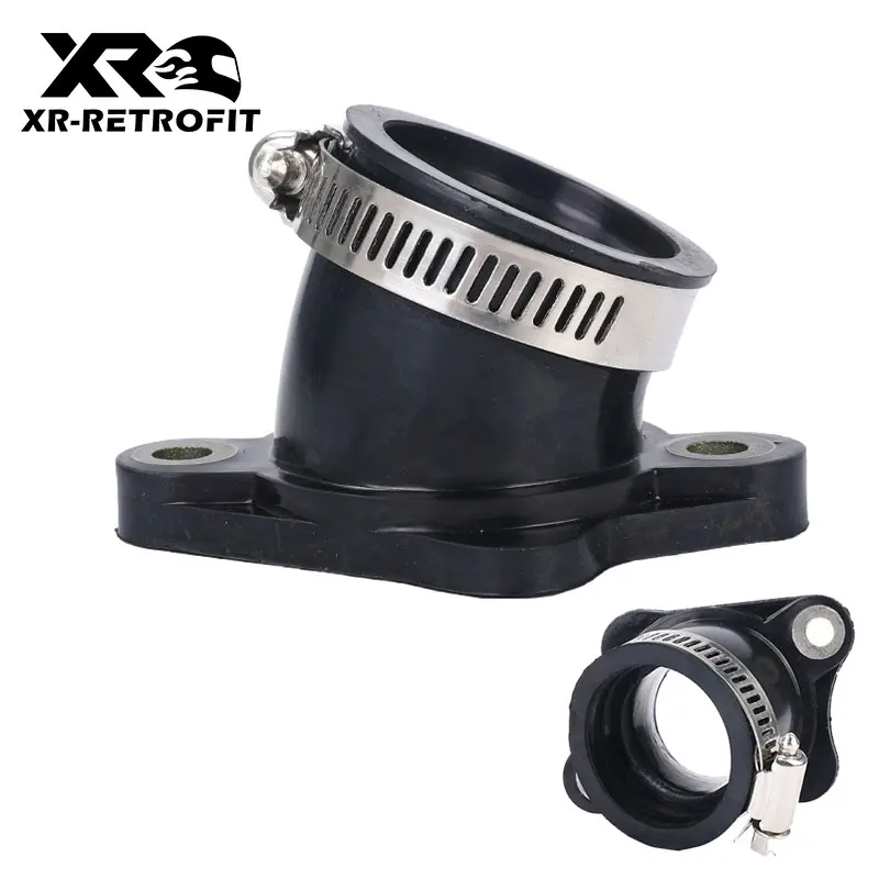 

Motorcycle Carburetor Manifold Adapter Intake For Mikuni KOSO Am6 VM24 OKO PE28 30 32 34mm Pitbike Racing Carburetor Intake Pipe
