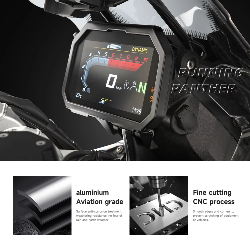 BMW R1300GS ADV r1300gs R 1300 GS 어드벤처 2023-2025용 오토바이 TFT 도난 방지 스크린 보호 필름 미터 프레임 커버