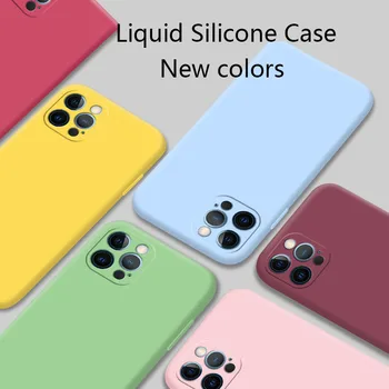 Original Silicone Soft Cover Cases For iPhone