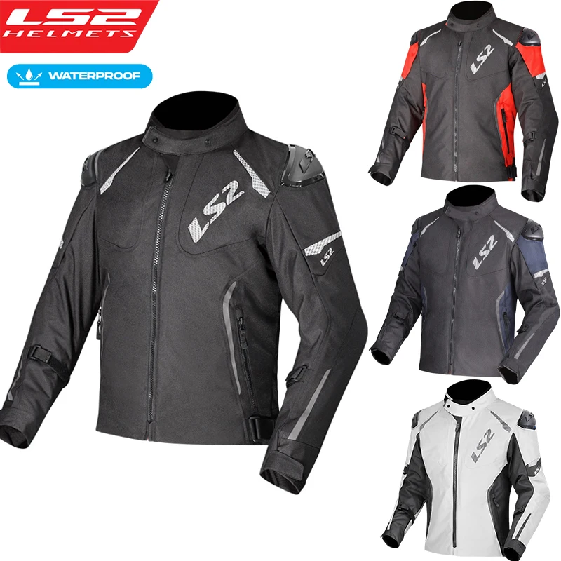 LS2 ナイロンジャケット　バイク用 オリジナル LS2 オートバイジャケット LS2 ズーム冬暖かい防水バイク